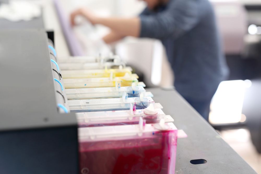 Different Of Ink On The Printer — Graphic Designer In Airlie Beach, QLD