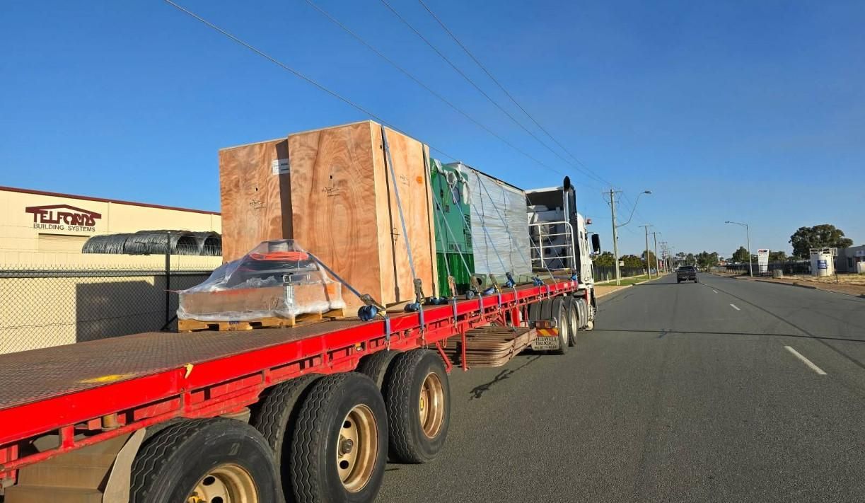 Truck hauling freight — Goulburn Transport In Southern Highlands, NSW