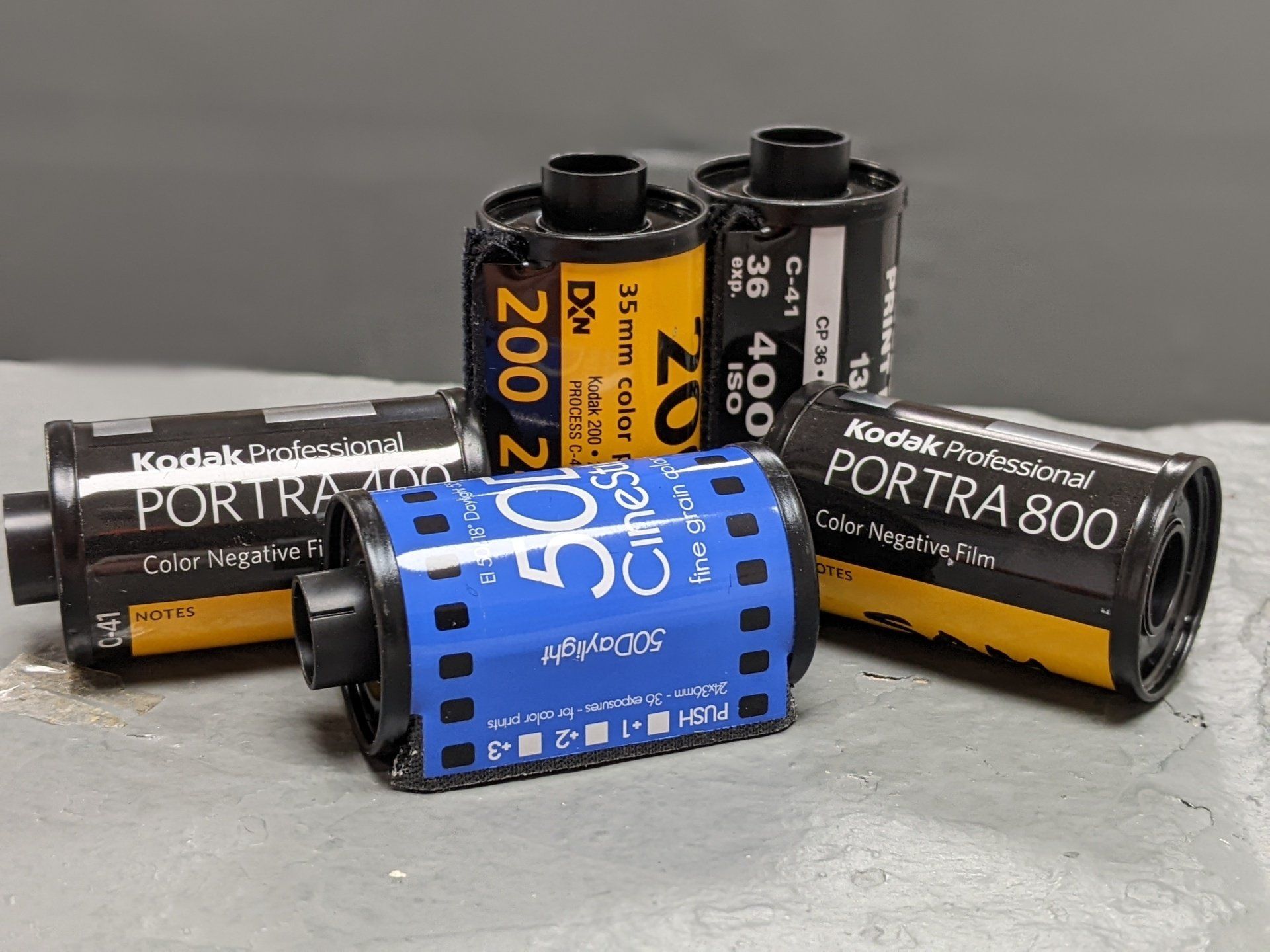Film developing image of film and lense