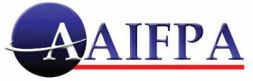 AAIFPA logo with blue globe and white text underlined in red