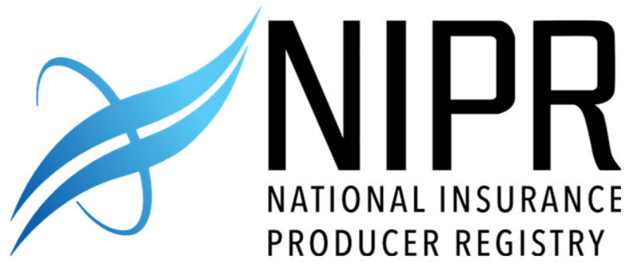 NIPR logo with blue swoosh graphic and black National Insurance Producer Registry text