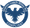 A blue logo for gramm-leach-billey act compliant
