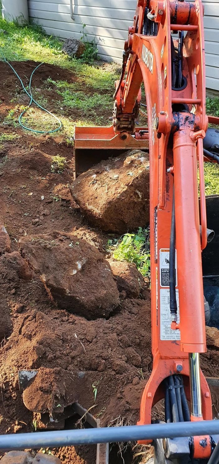 Drainage Excavating — Cape Byron Plumbing in Mullumbimby, NSW