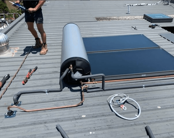 Solar Hot Water Installation — Cape Byron Plumbing in Byron Bay, NSW