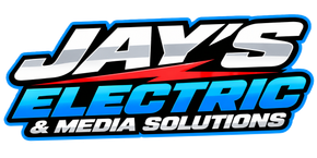 Blue lightning bolt logo on black background with “Ivy’s Electric” and “HVAC Solutions, LLC” text