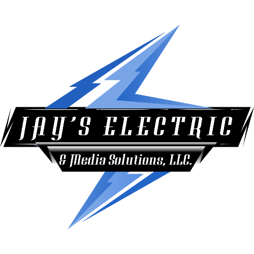 Dry’s Electric logo with blue lightning bolt and black banner, “by Media Solutions, LLC”