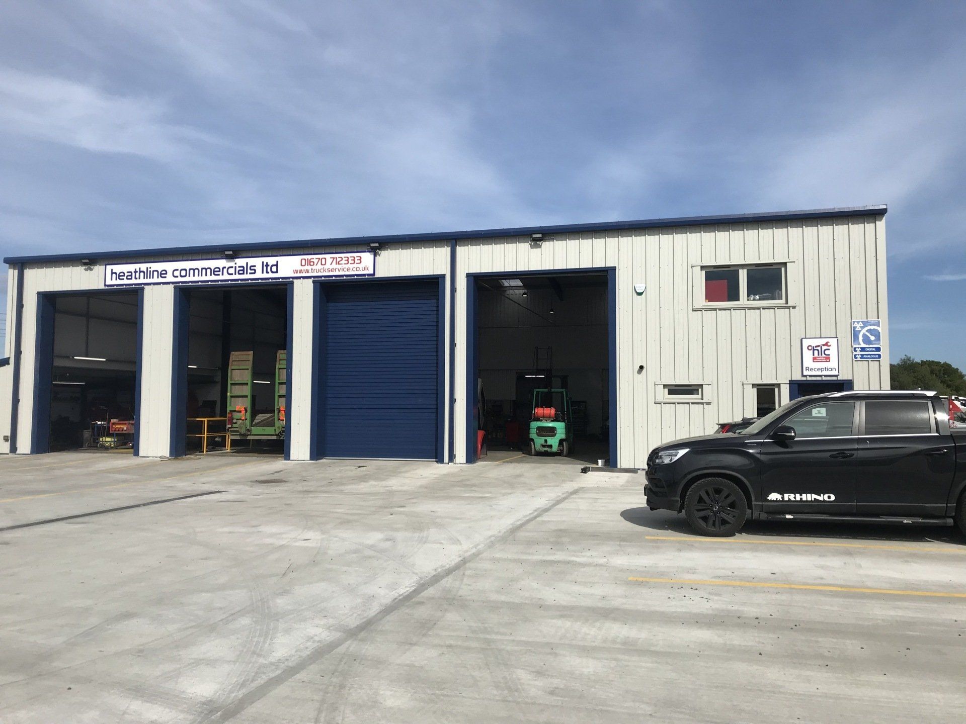 Heathline workshop building