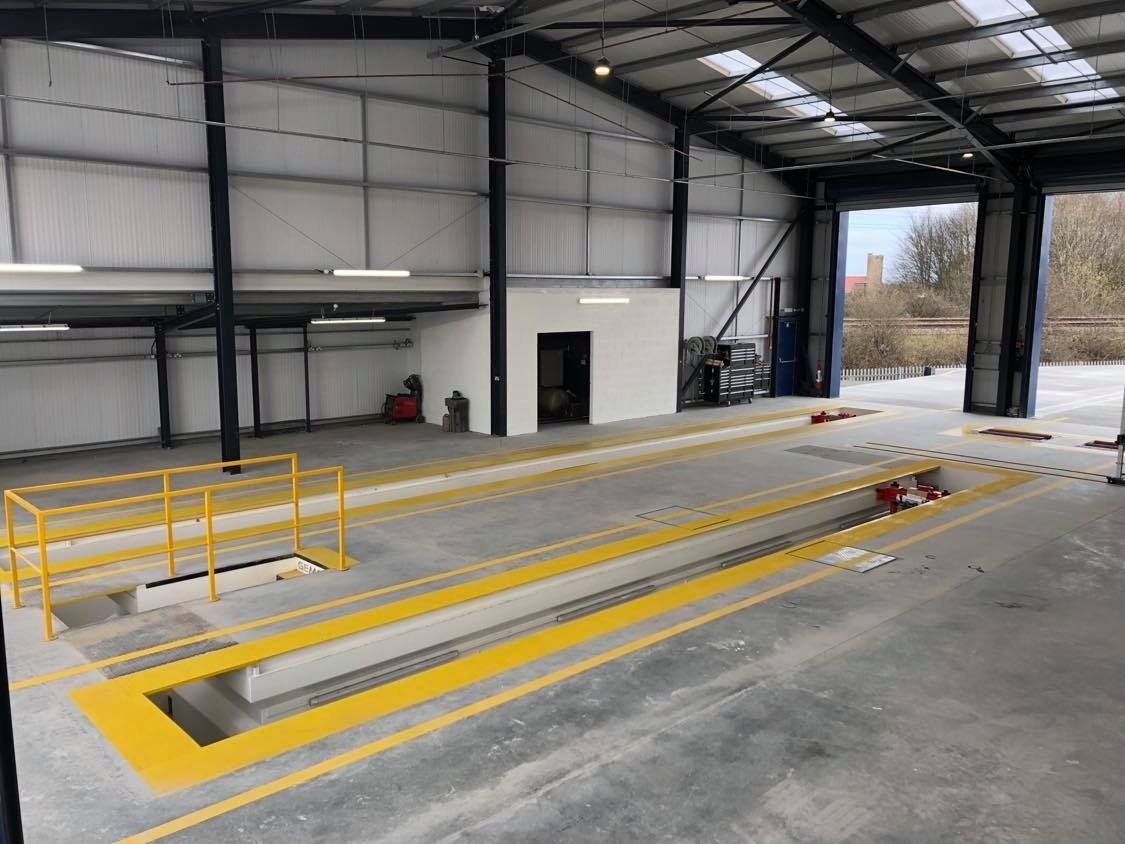 Heathline workshop pits