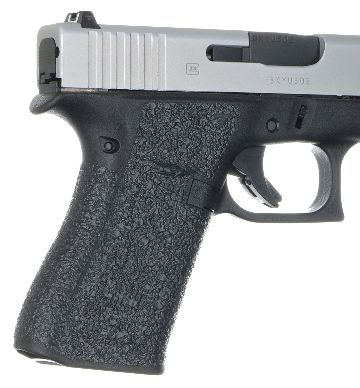 Talon Grips 385R Adhesive Grip  Textured Black Rubber for Glock 43X, 48