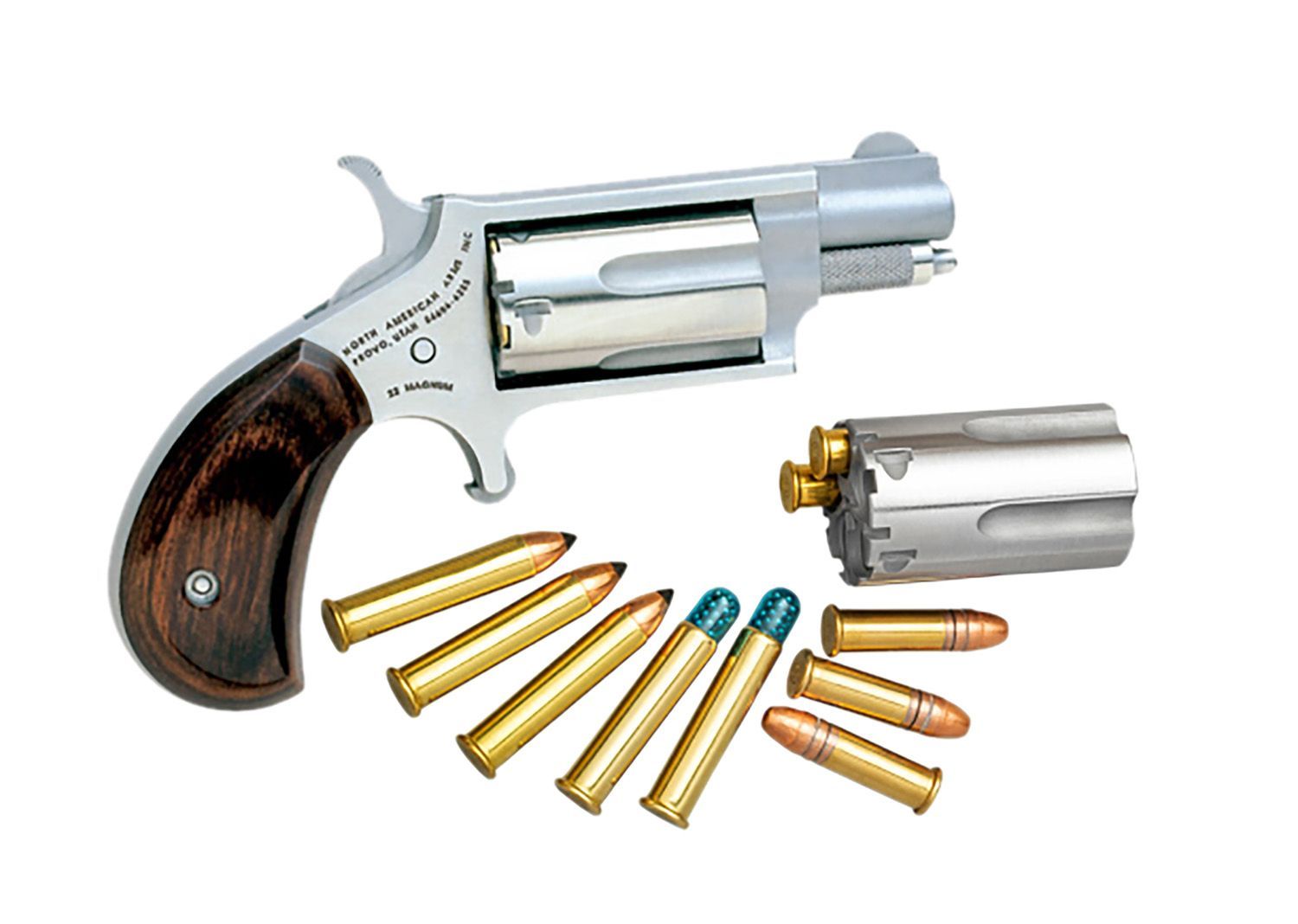 North American Arms 22MSC Mini-Revolver  22 LR/22 WMR 5 Shot 1.13