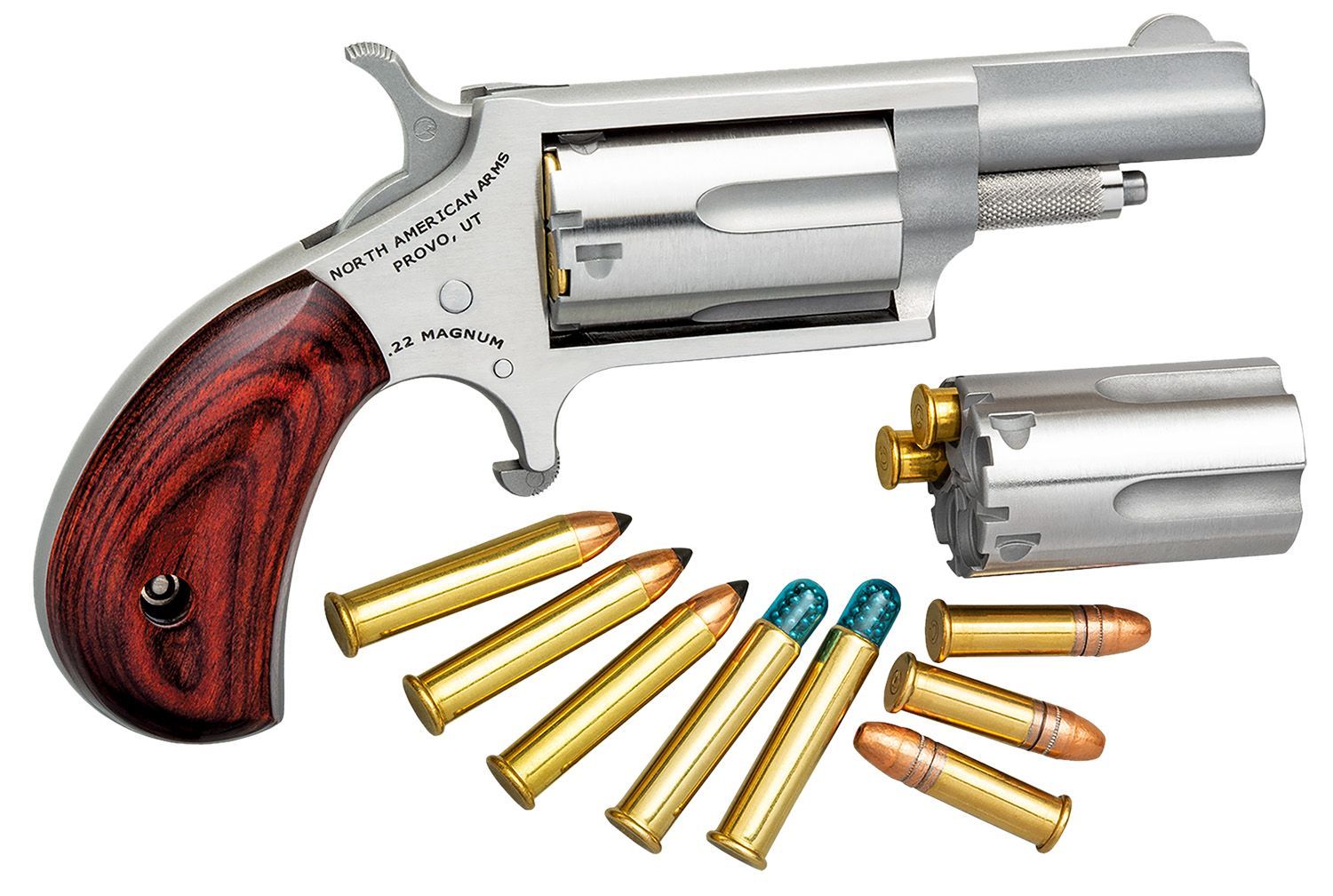 North American Arms 22MC Mini-Revolver  22 LR/22 WMR 5 Shot 1.63