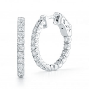 Silver Round Earrings — Diamandel Diamonds — Allen, TX