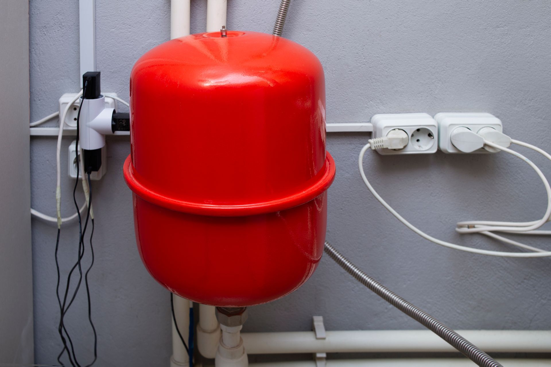 Red Potable Water Vessel — Latrobe, TAS — Clarkes Painting Services Pty Ltd