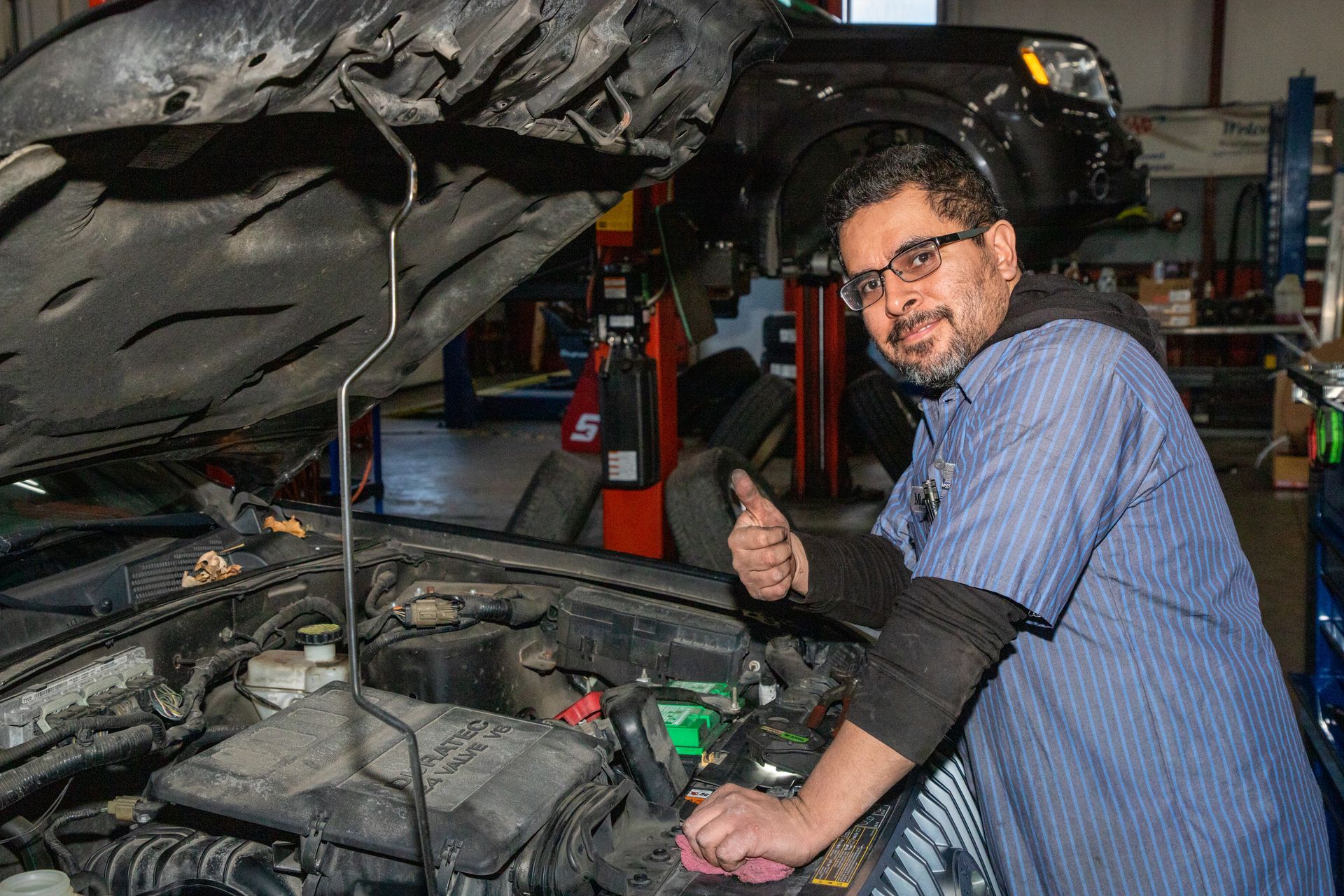 Friendly staff at Keith's Car Care in Oswego, IL