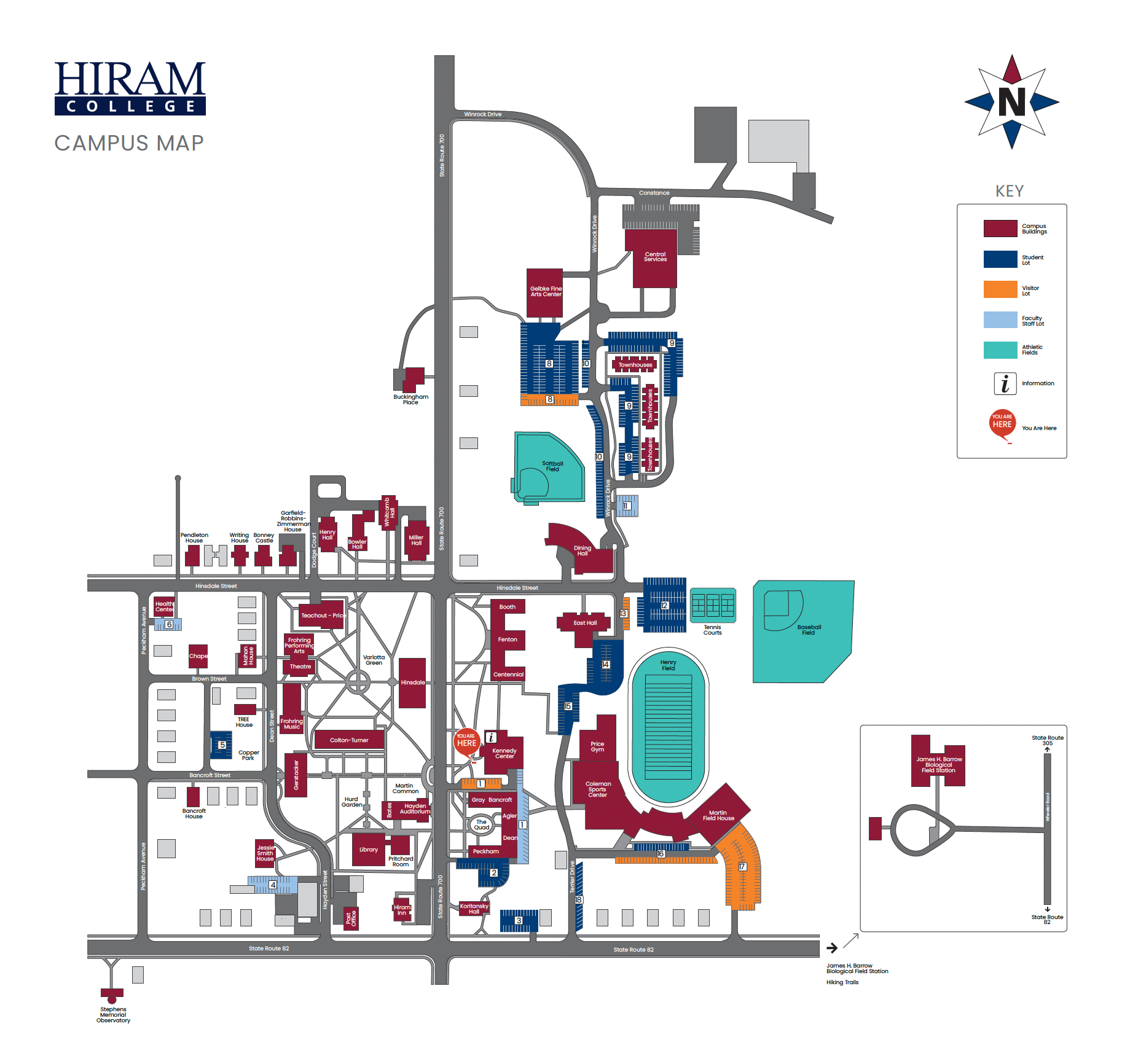 Hiram Dining Map