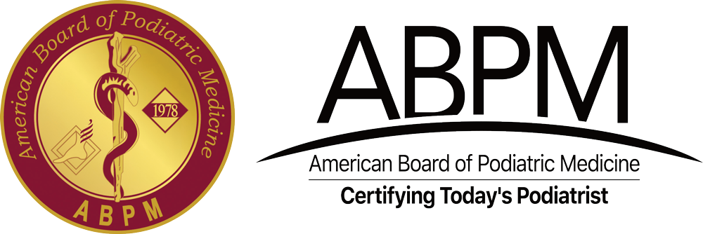 Logos for the American Board of Podiatric Medicine