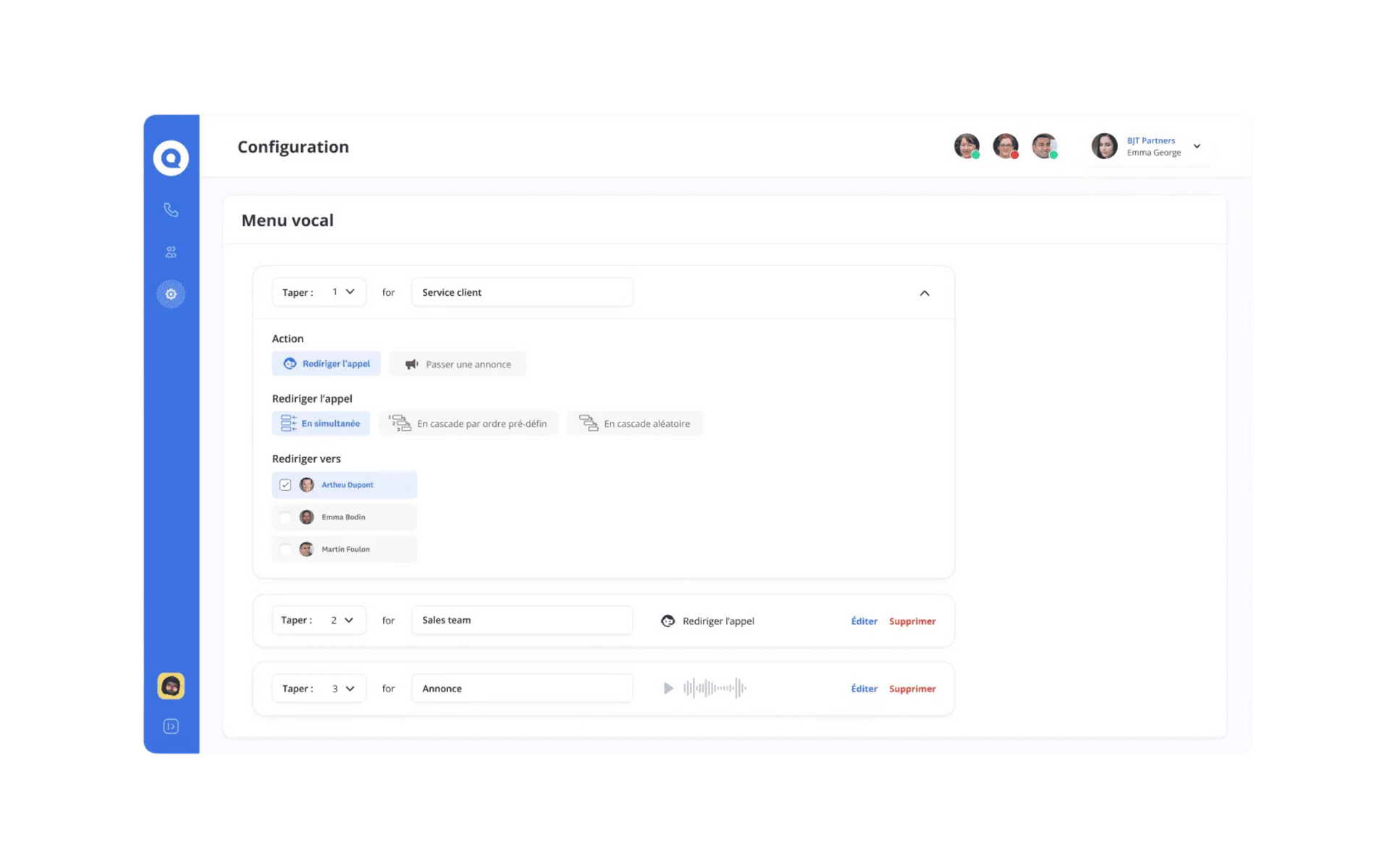 serveur vocal interactif quicktalk