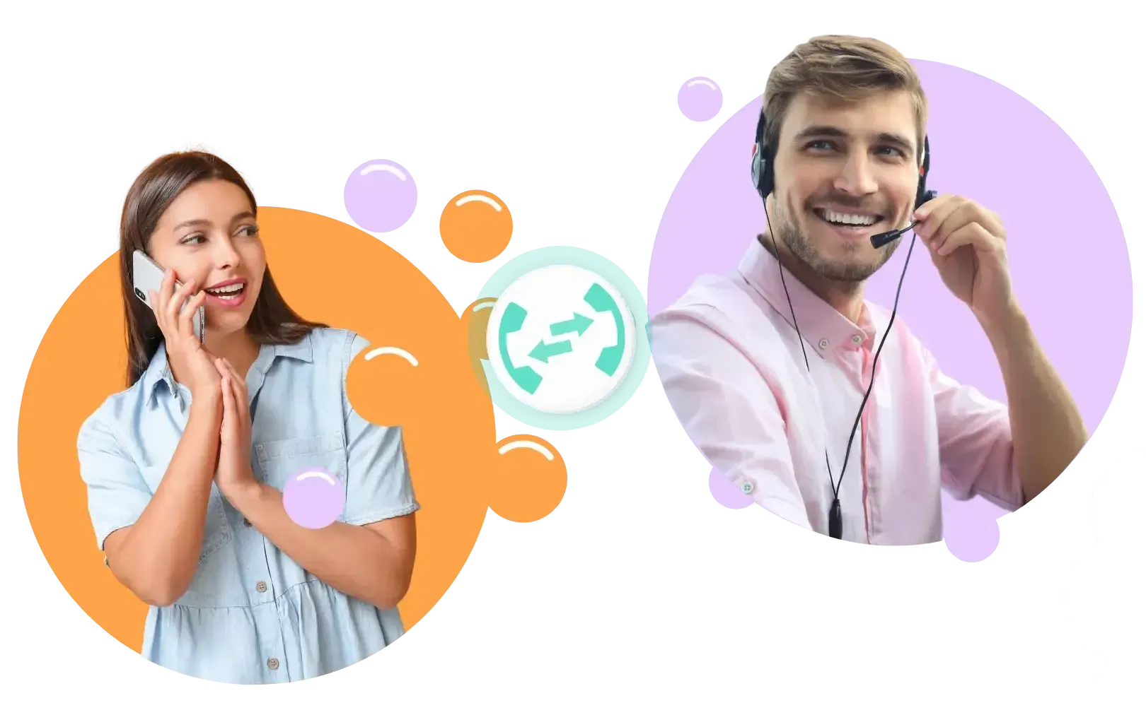 Effectuer un transfert d'appel en 2 clics