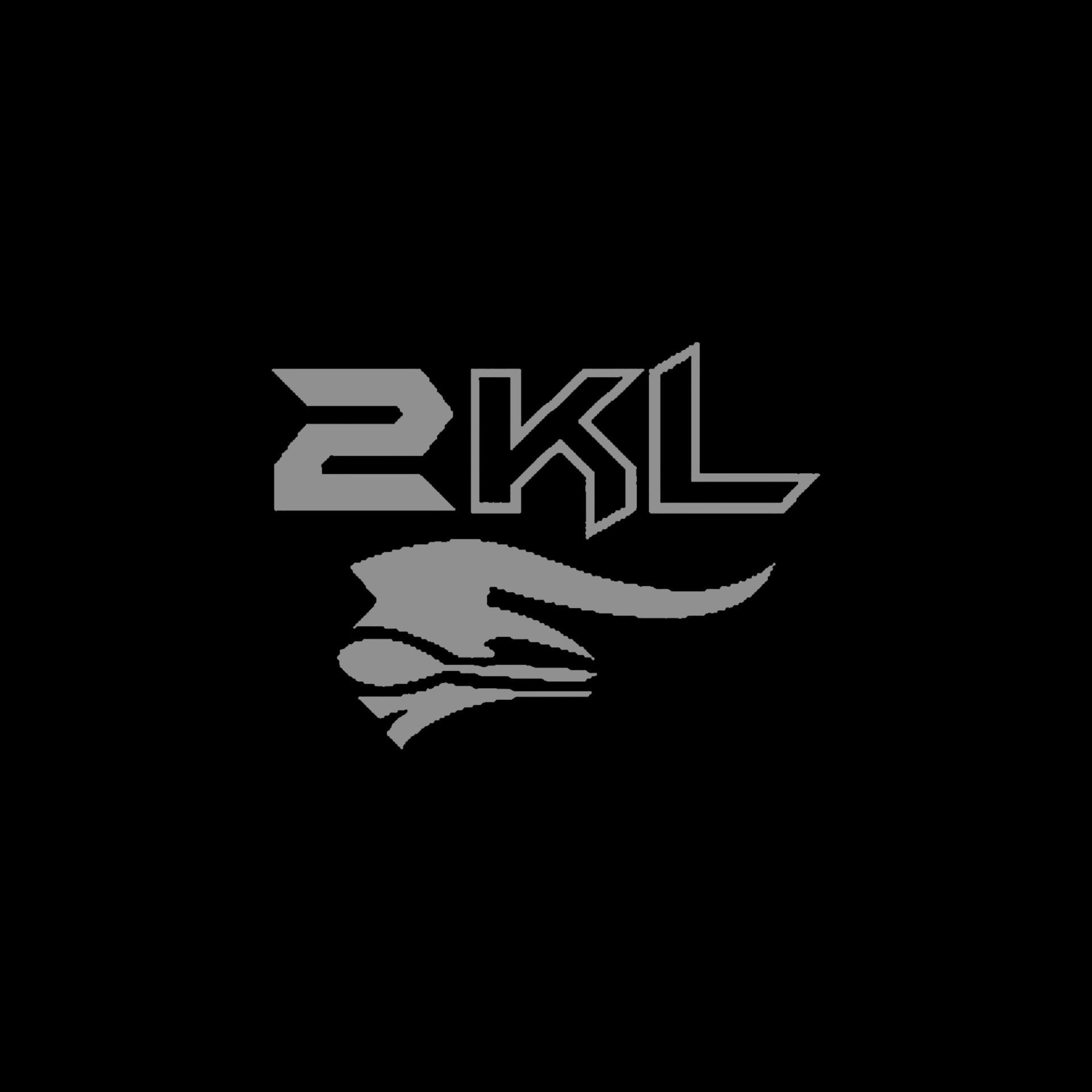A black background with a white logo that says 2kl