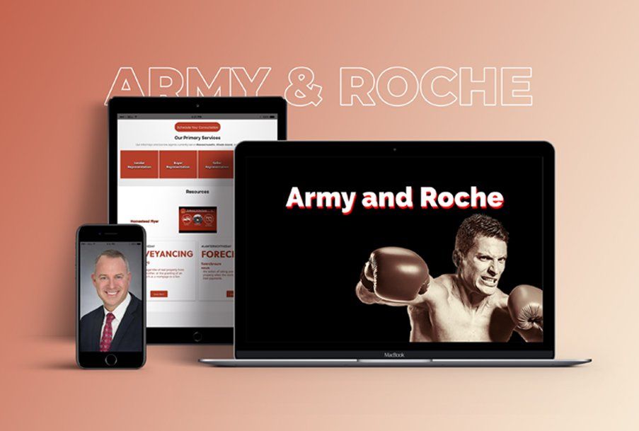 A man wearing boxing gloves is displayed on a laptop , tablet , and phone.