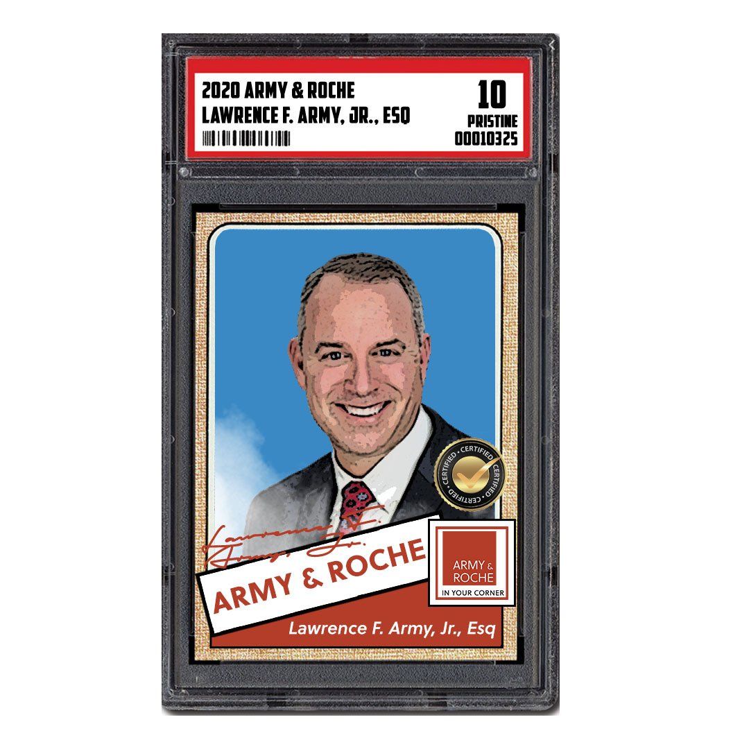 A card that says army & roche on it