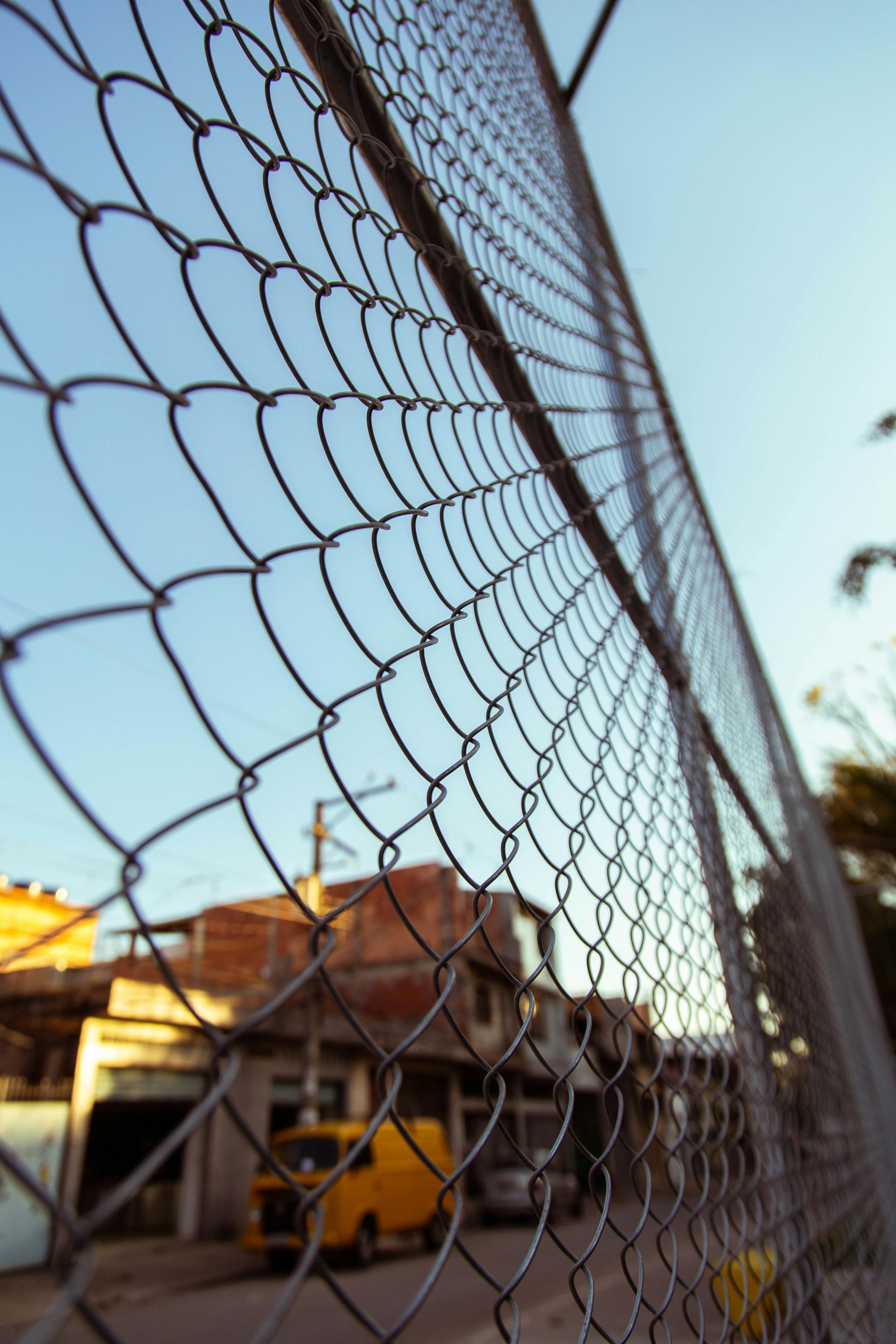 Chain link fence