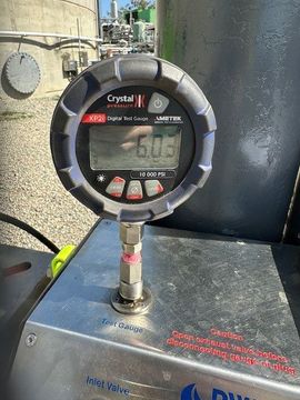 Hydrostatic testing