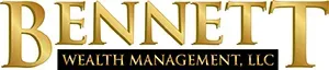Bennett Wealth Management, LLC logo in gold serif text on a white background