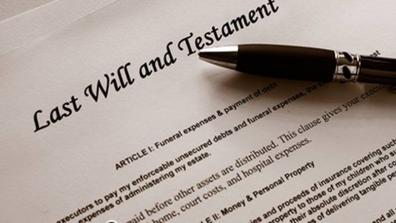 A Pen Sits on Top of A Last Will and Testament — Linda Emery & Associates In Gosford, NSW
