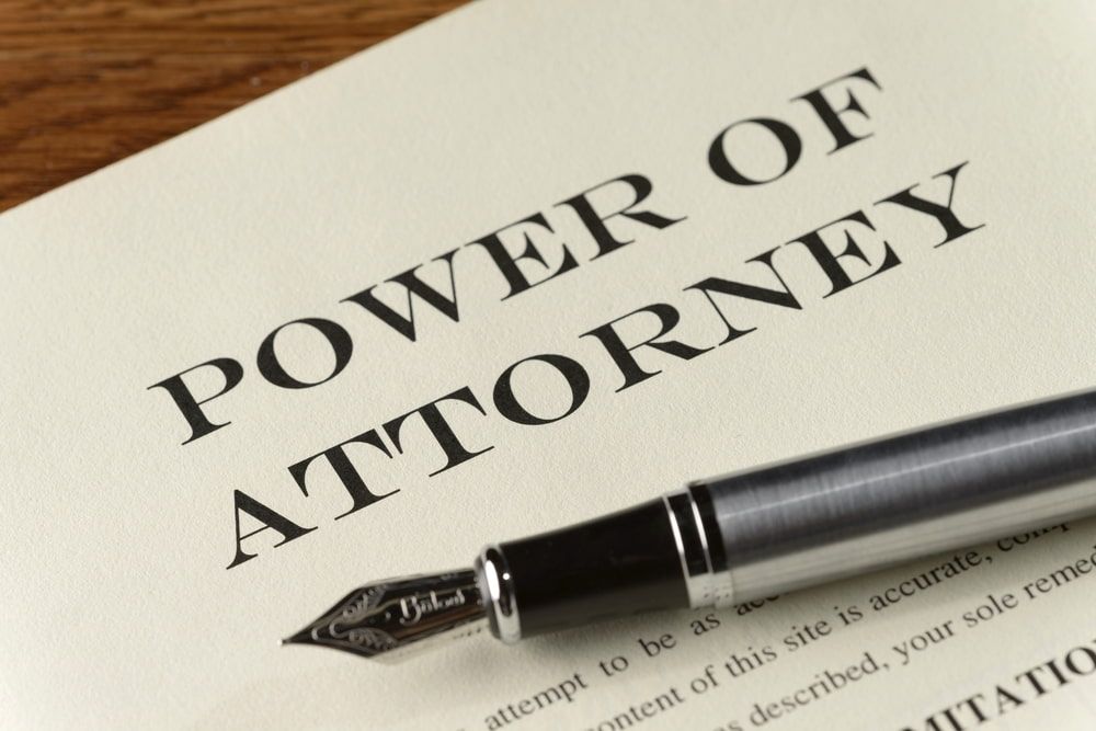 A Pen Is Sitting on Top of A Power of Attorney — Linda Emery & Associates In Woy Woy, NSW