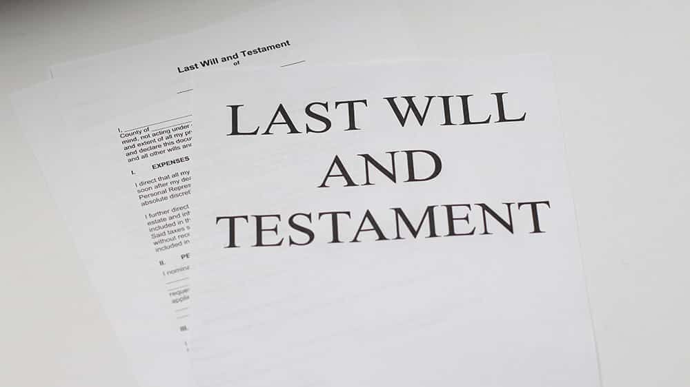 A Piece of Paper that Says Last Will and Testament on It — Linda Emery & Associates In Gosford, NSW