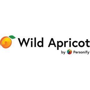 Wild Apricot by Personify logo with orange apricot icon on a white background