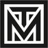 A black and white logo with the letter m in a square.