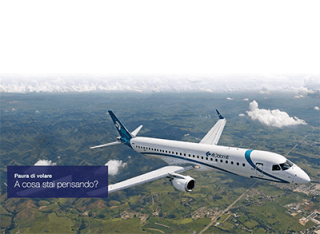 aereo in volo