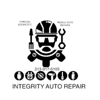 It is a logo for integrity auto repair.