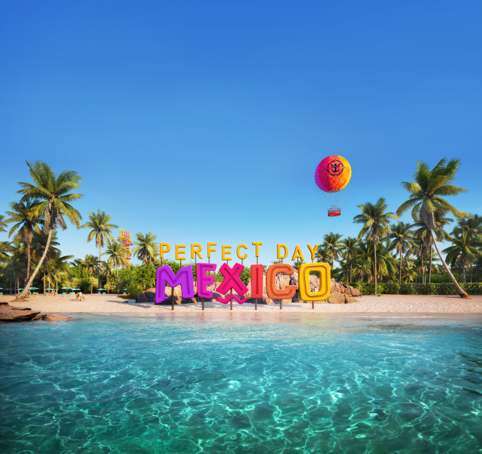 Beach scene with