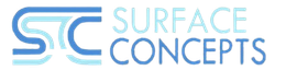 Surface Concepts logo in blue and gray with stylized SC letters