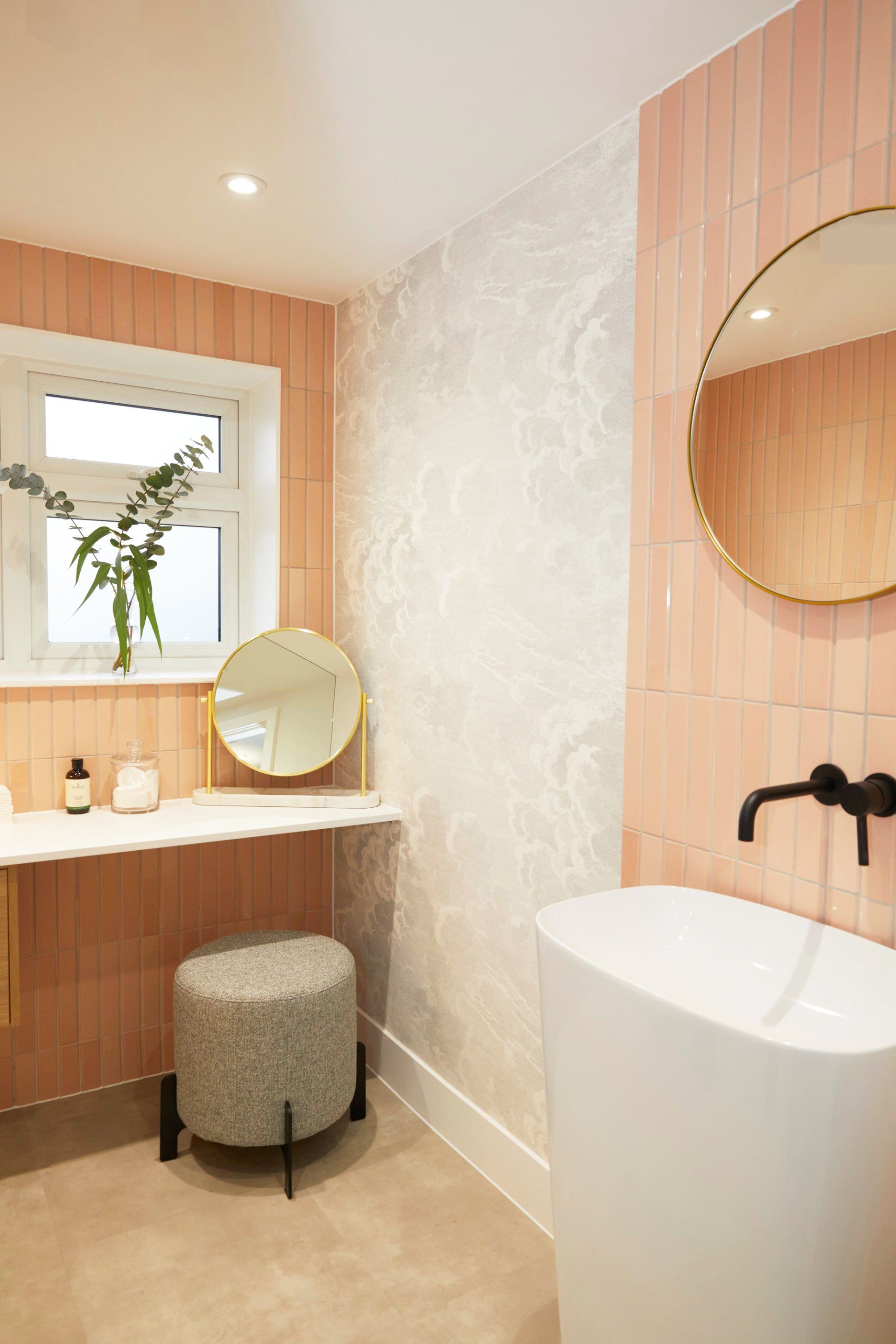Tiled bathroom