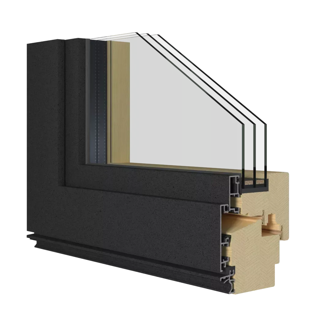 Tilt and Turn Alu clad Window