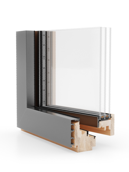 Synergic Tilt & Turn Alu-Clad Window