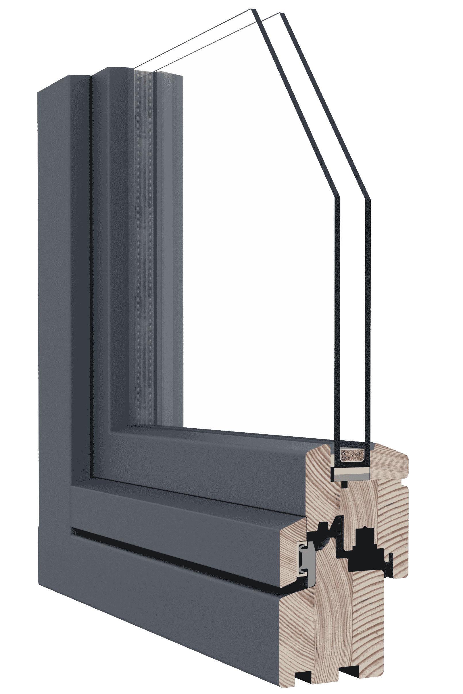 Wood Window / Tilt and Turn Alu clad Window
