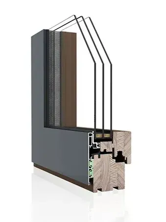 Tilt and Turn Alu clad Window / integral