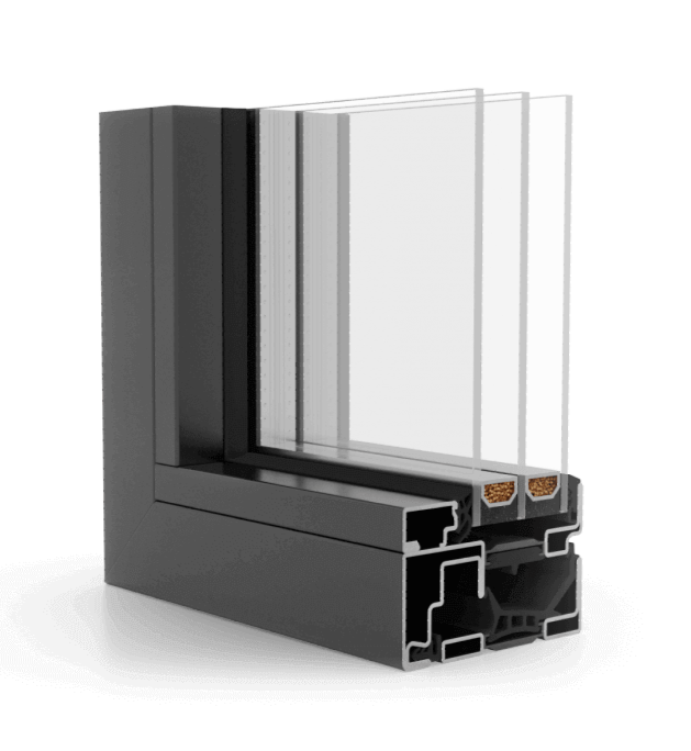 Unico XS Steel Window  / Tilt and Turn Alu clad Window