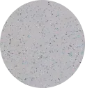 A close up of a white circle with small dots on it.