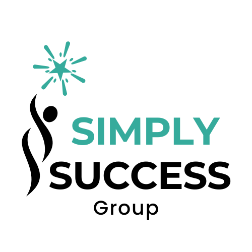 Black and teal logo: stylized person reaching for a teal starburst, with 