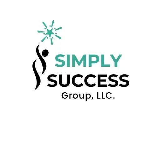 Simply Success Group logo with teal starburst and black-and-teal text on white background
