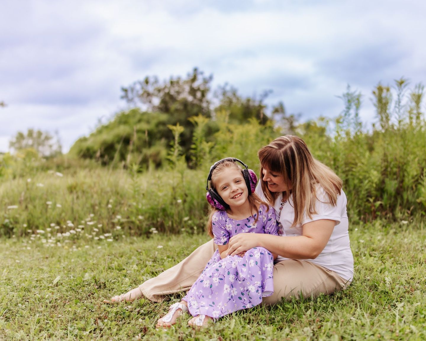 Hazel and her mother, Lisa. Lisa is the owner and founder of Hazel Grace Center for Autism.