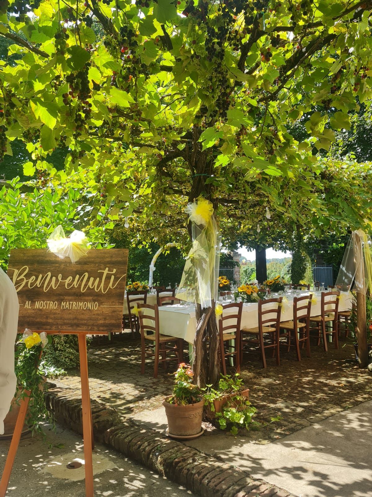 dettaglio dell'esterno dell'agriturismo