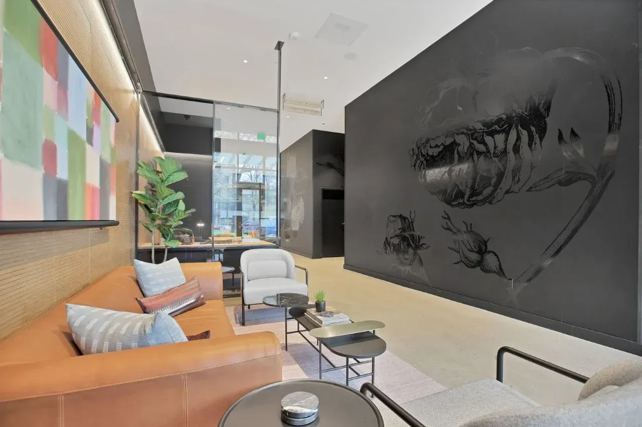 Lobby at Amara in Portland, OR.