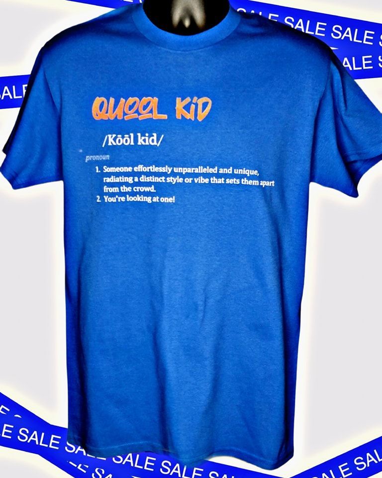 Definition Of A Quool Kid - Blue T-shirt